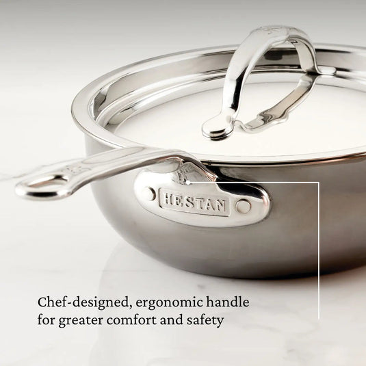 Hestan NanoBond Titanium Saucier Pan, 2-Quart