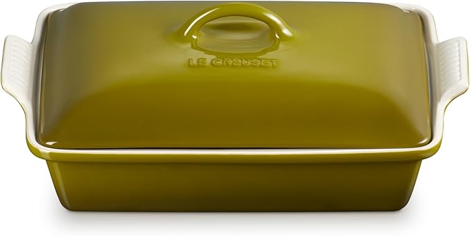 Load image into Gallery viewer, Le Creuset Heritage Covered Rectangular Casserole Dish 4 qt.
