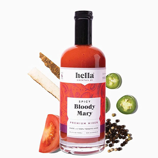 Hella Cocktail Co. Spicy Bloody Mary Premium Cocktail Mixer