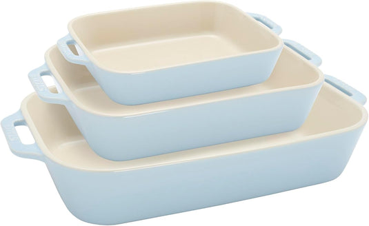 Staub 3-Piece Rectangular Baking Dish Set