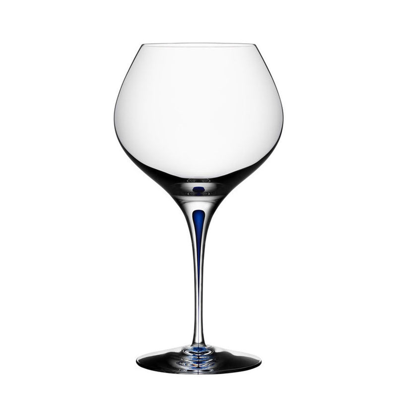 Load image into Gallery viewer, Orrefors Intermezzo Blue Bouquet Wine 2pk
