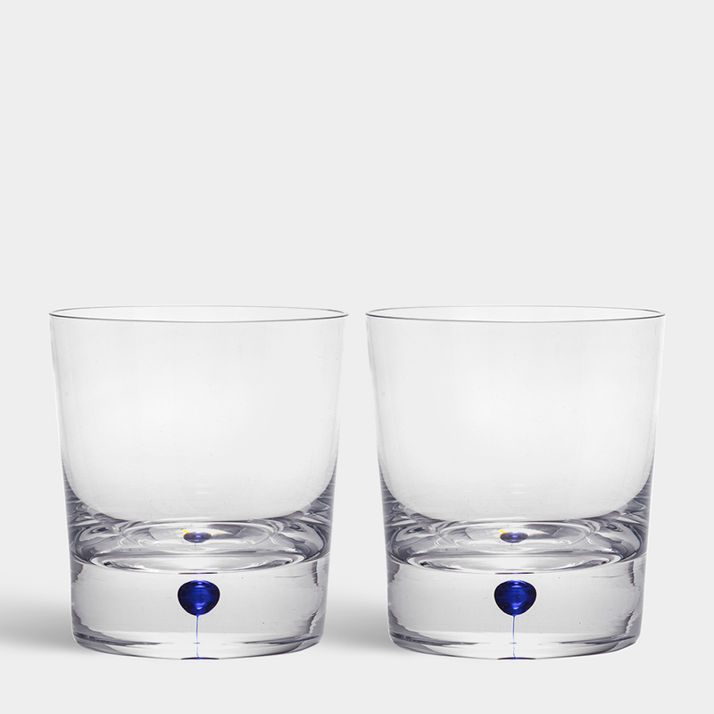 Load image into Gallery viewer, Orrefors Intermezzo Blue DOF Set of 2

