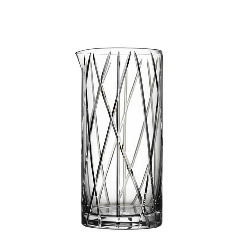 Load image into Gallery viewer, Orrefors City Mixing Glass with Spoon
