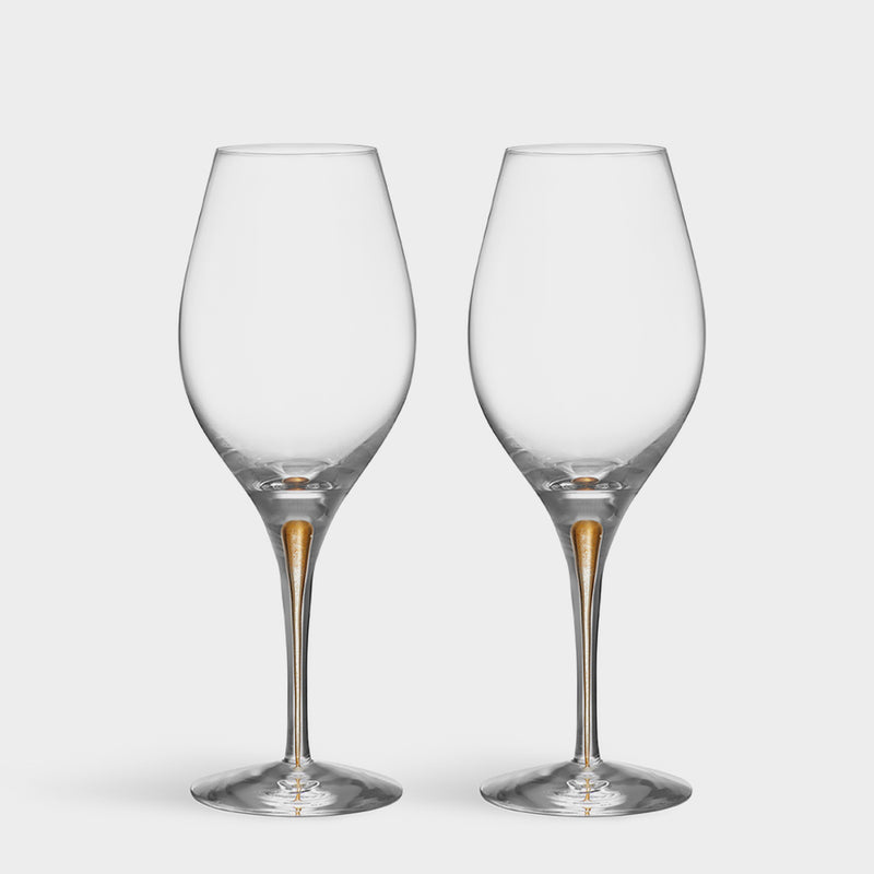 Load image into Gallery viewer, Orrefors Intermezzo Gold Balance Set of 2
