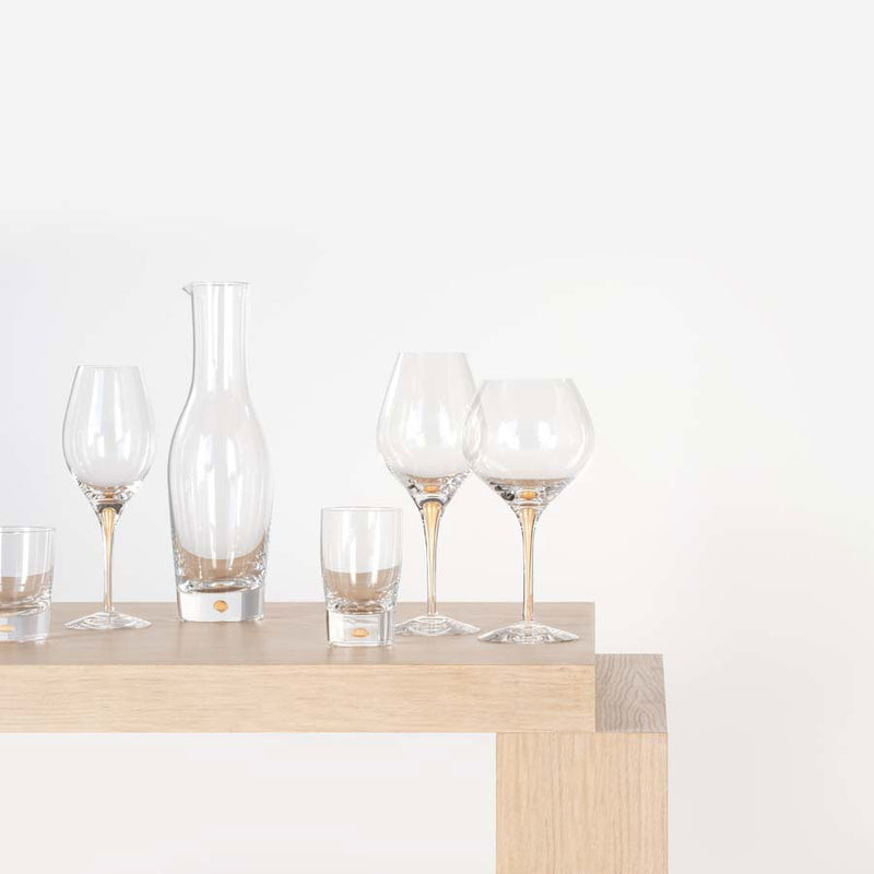 Load image into Gallery viewer, Orrefors Intermezzo Gold Balance Set of 2
