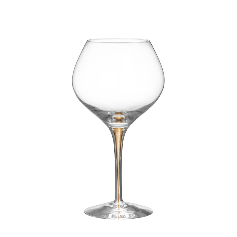 Load image into Gallery viewer, Orrefors Intermezzo Gold Bouquet Set of 2
