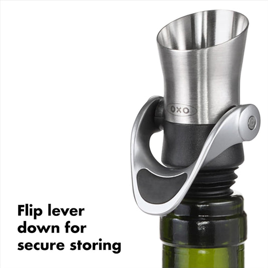 OXO Steel Wine Stopper and Pourer