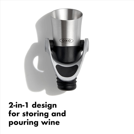 OXO Steel Wine Stopper and Pourer