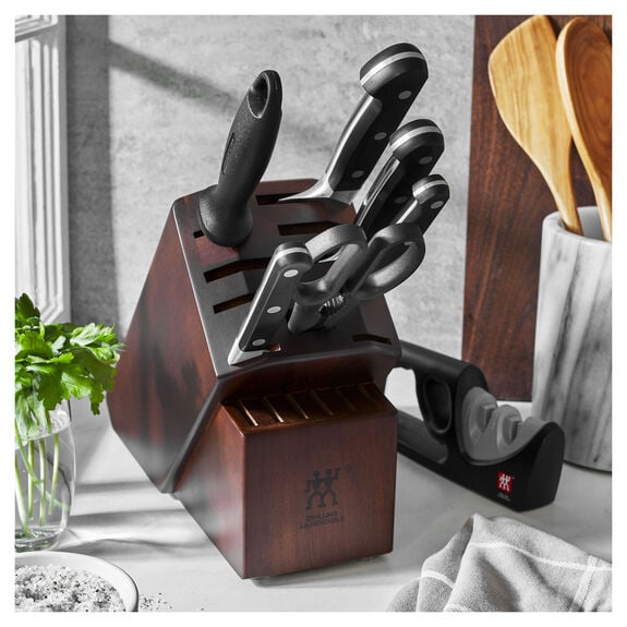 Load image into Gallery viewer, Zwilling Pro 7pc Knife Block Set W/Bonus Sharpener
