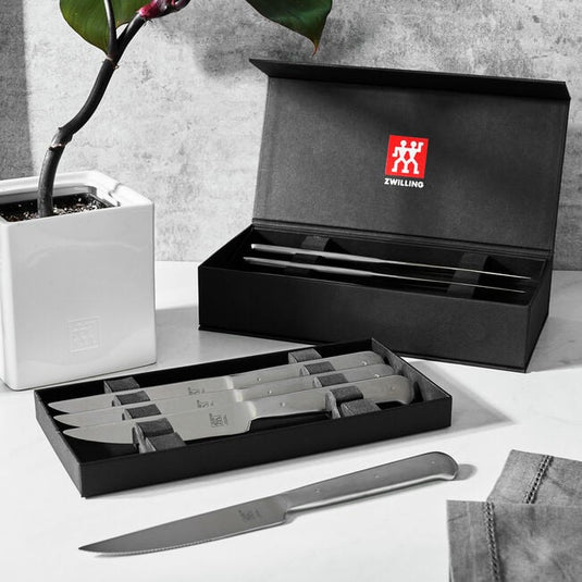Zwilling 8-pc, Stainless Steel Porterhouse Steak Knife Gift Set * Flash Sale