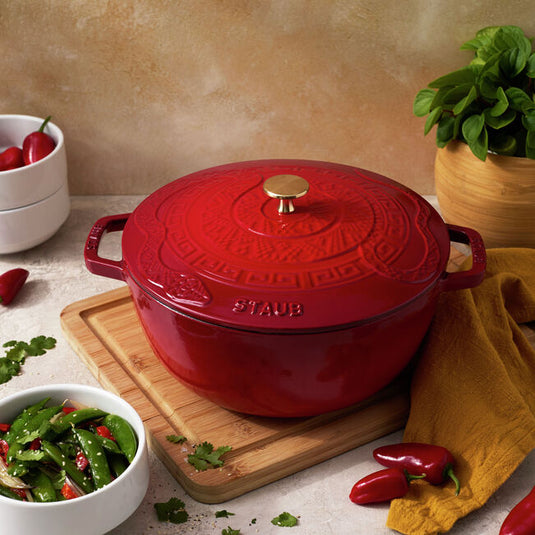 Staub Essential French Oven with Snake Lid 5.25 QT *SALE*