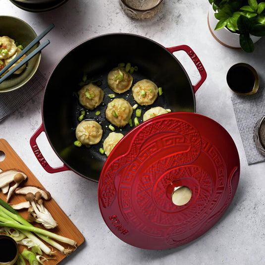 Staub Essential French Oven with Snake Lid 5.25 QT *SALE*