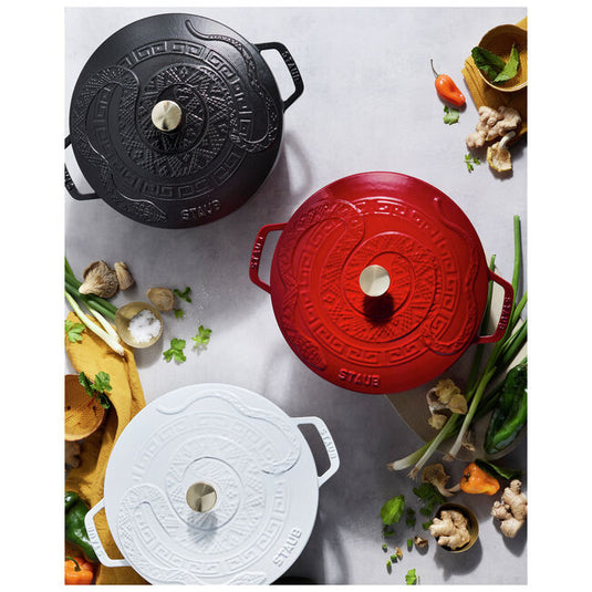Staub Essential French Oven with Snake Lid 5.25 QT *SALE*
