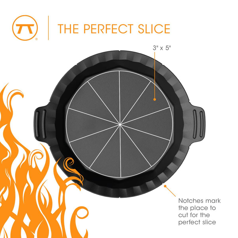 Load image into Gallery viewer, Outset Pie Pan Cast Iron 9"
