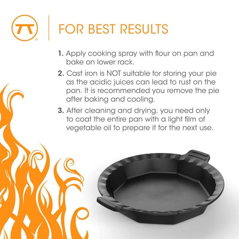 Load image into Gallery viewer, Outset Pie Pan Cast Iron 9"
