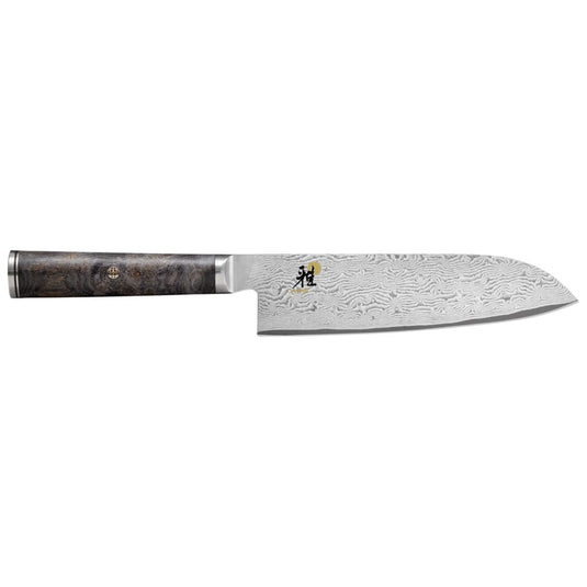 Miyabi Black 5000MCD67 7" Fine Edge Santoku Knife