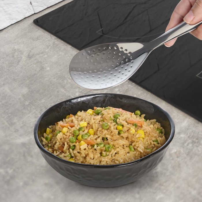 Load image into Gallery viewer, Helen's Asian Kitchen Stainless Steel Rice Serving Spoon

