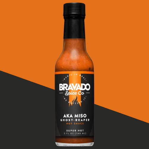 Load image into Gallery viewer, Bravado Spice Co Aka Miso Ghost Reaper Hot Sauce
