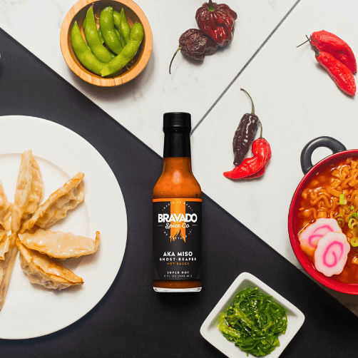Load image into Gallery viewer, Bravado Spice Co Aka Miso Ghost Reaper Hot Sauce
