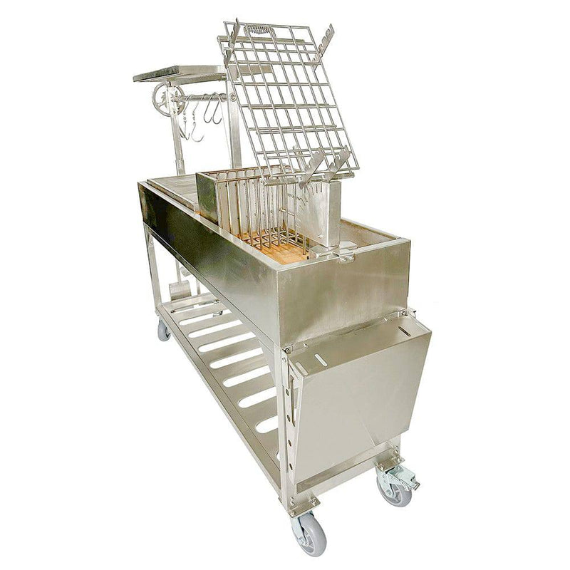 Load image into Gallery viewer, Tagwood Argentine Santa Maria Wood Fire &amp; Charcoal Gaucho Grill | BBQ06SS PARTIALLY ASSEMBLED

