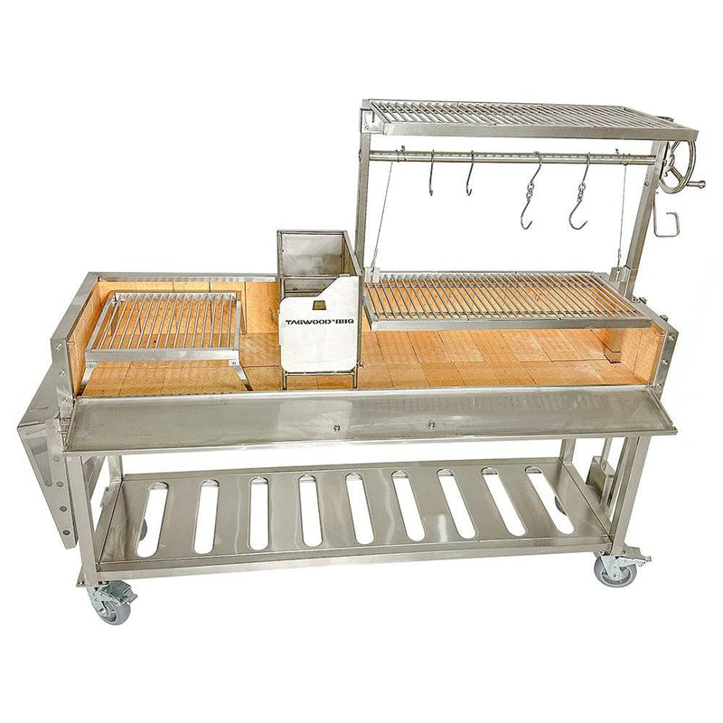 Load image into Gallery viewer, Tagwood Argentine Santa Maria Wood Fire &amp; Charcoal Gaucho Grill | BBQ06SS PARTIALLY ASSEMBLED
