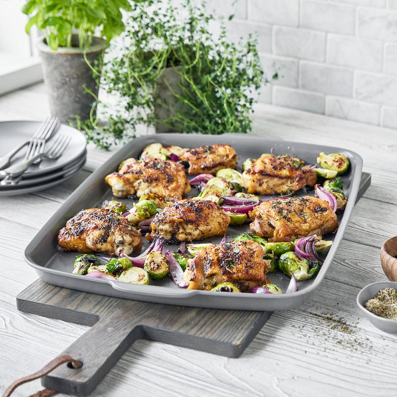 Load image into Gallery viewer, GreenPan Premiere Ovenware Ceramic Nonstick 18" x 13" Half Sheet Pan

