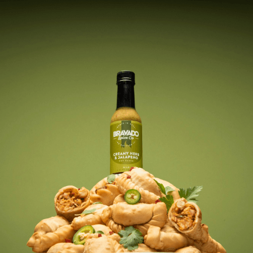 Load image into Gallery viewer, Bravado Spice Co Creamy Herb &amp; Jalapeño Hot Sauce
