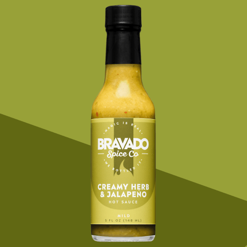 Load image into Gallery viewer, Bravado Spice Co Creamy Herb &amp; Jalapeño Hot Sauce
