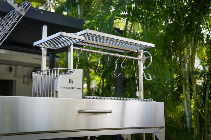 Load image into Gallery viewer, Tagwood Argentine Santa Maria Wood Fire &amp; Charcoal Gaucho Grill | BBQ06SS PARTIALLY ASSEMBLED
