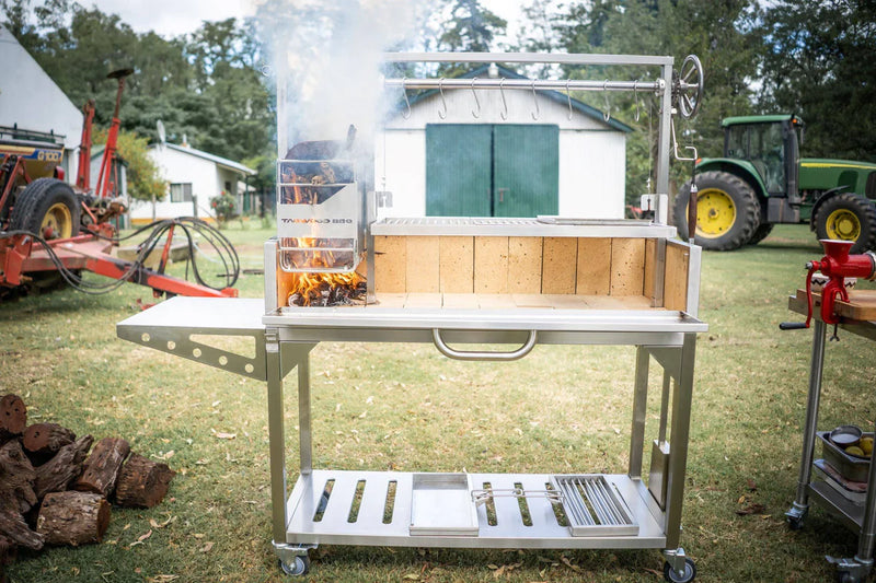 Load image into Gallery viewer, Tagwood BBQ Santa Maria Wood Fire &amp; Charcoal Grill | BBQ03SS DEMO MODEL

