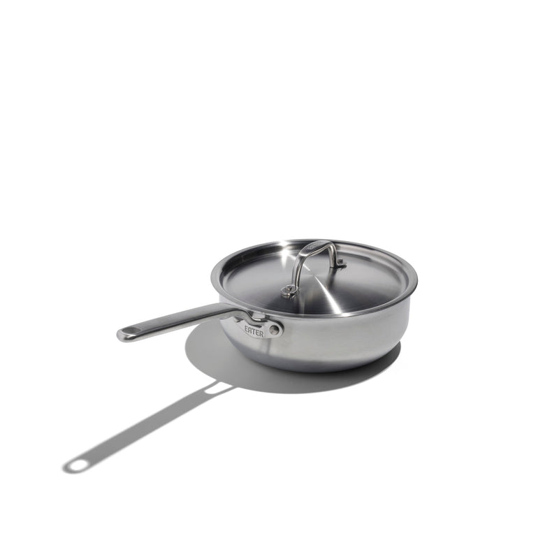 Load image into Gallery viewer, Heritage Steel Eater Series 3 Quart Saucier with Lid
