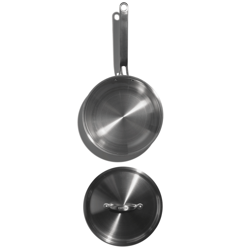 Load image into Gallery viewer, Heritage Steel Eater Series 3 Quart Saucier with Lid
