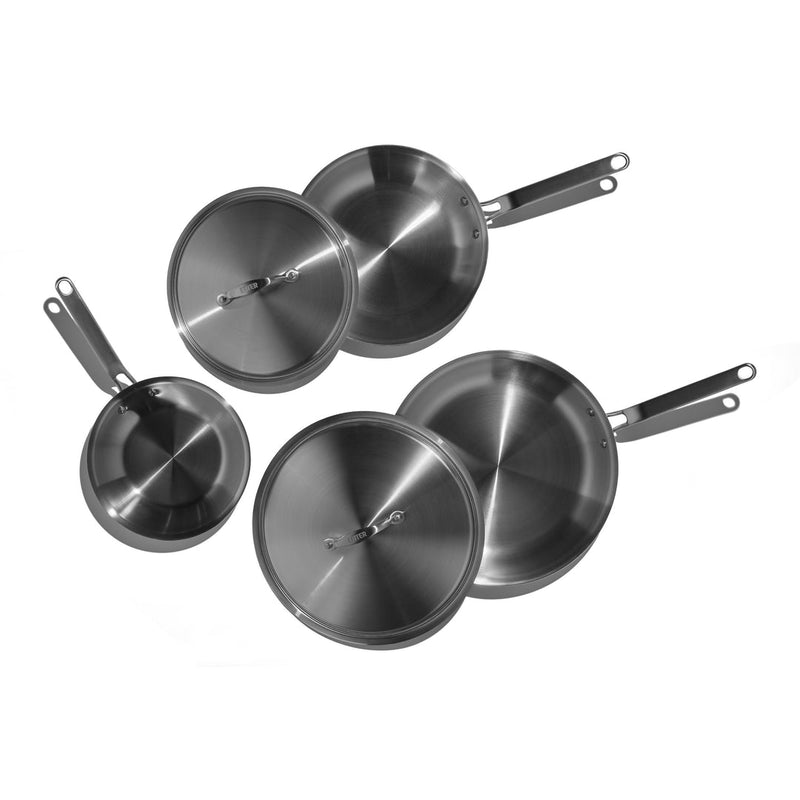 Load image into Gallery viewer, Heritage Steel Eater Series 5 Piece Fry Pan Set
