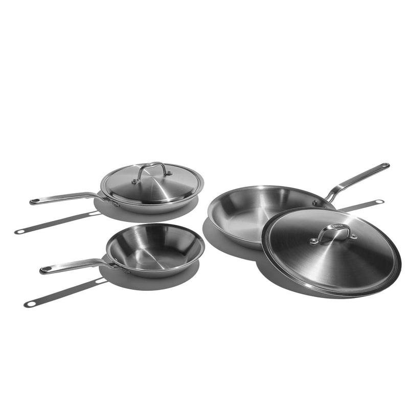 Load image into Gallery viewer, Heritage Steel Eater Series 5 Piece Fry Pan Set
