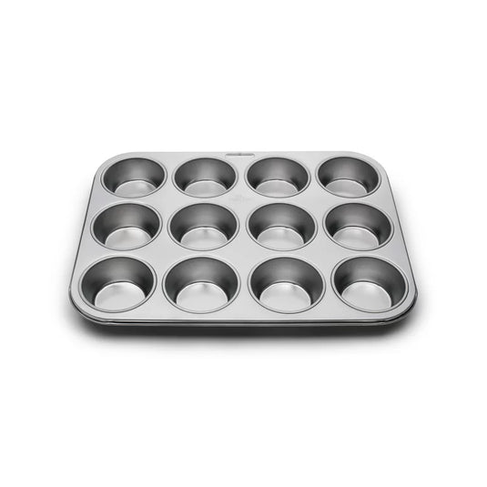 Fox Run Stainless Steel 12 cup Muffin Pan