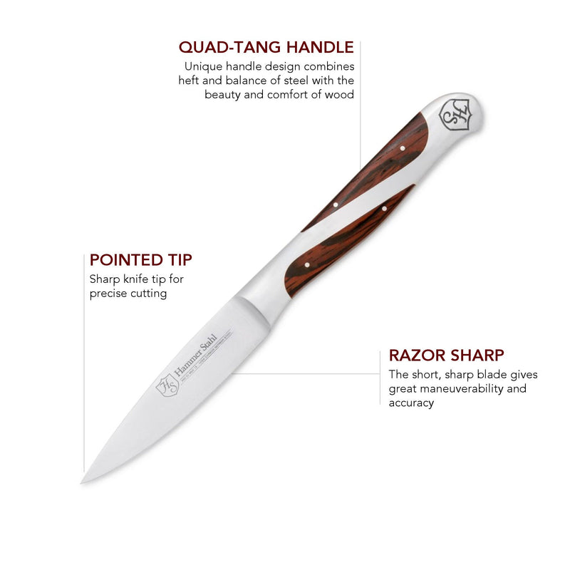 Load image into Gallery viewer, Hammer Stahl 3.5" Paring Knife
