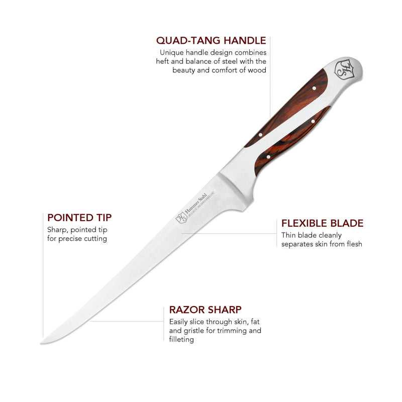 Load image into Gallery viewer, Hammer Stahl 7" Fillet Knife
