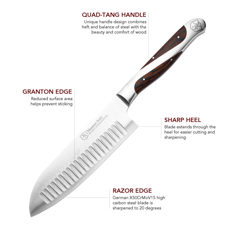 Load image into Gallery viewer, Hammer Stahl 5.5" Santoku Knife
