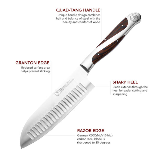 Hammer Stahl 5.5" Santoku Knife