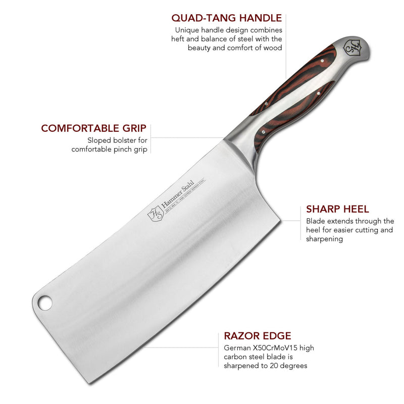 Load image into Gallery viewer, Hammer Stahl 8" Cleaver
