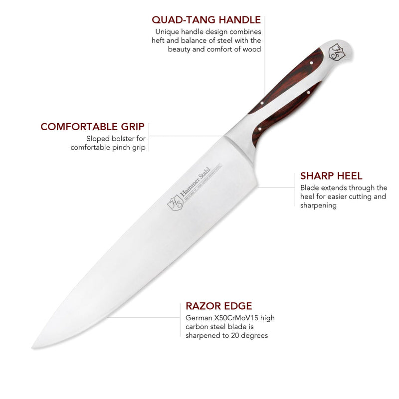 Load image into Gallery viewer, Hammer Stahl 10" Chef Knife
