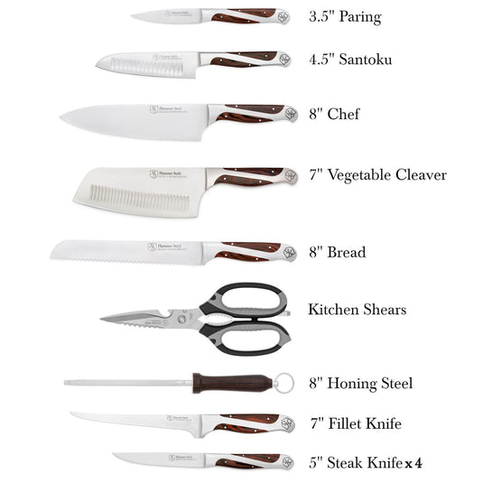 Hammer Stahl 12 Piece Cutlery Essentials Set