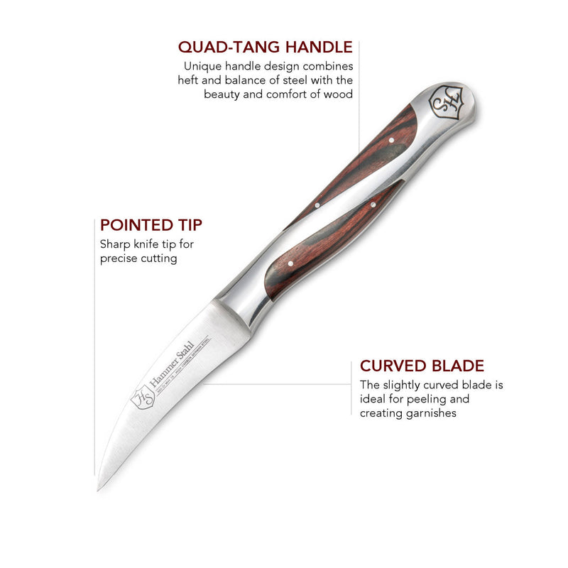 Load image into Gallery viewer, Hammer Stahl Bird's Beak Paring Knife
