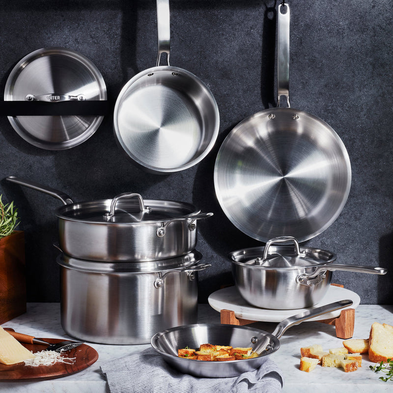 Load image into Gallery viewer, Heritage Steel Eater Series 10 Piece Cookware Set
