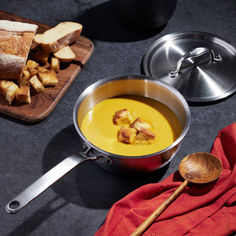 Load image into Gallery viewer, Heritage Steel Eater Series 2 Quart Saucier with Lid
