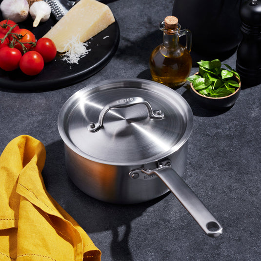 Heritage Steel Eater Series 3 Quart Saucepan with Lid