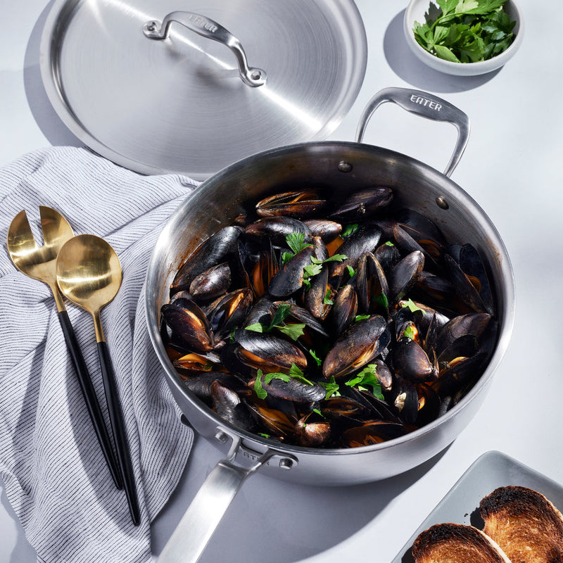 Load image into Gallery viewer, Heritage Steel Eater Series 4 Quart Sauté Pan with Lid
