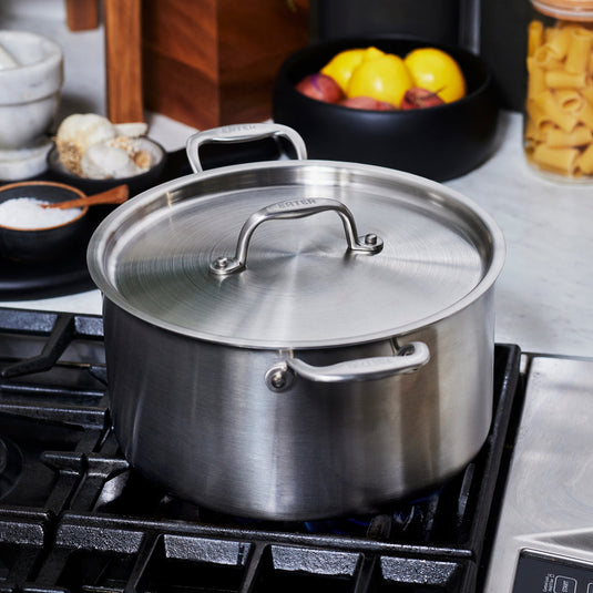 Heritage Steel Eater Series 8 Quart Stock Pot with Lid