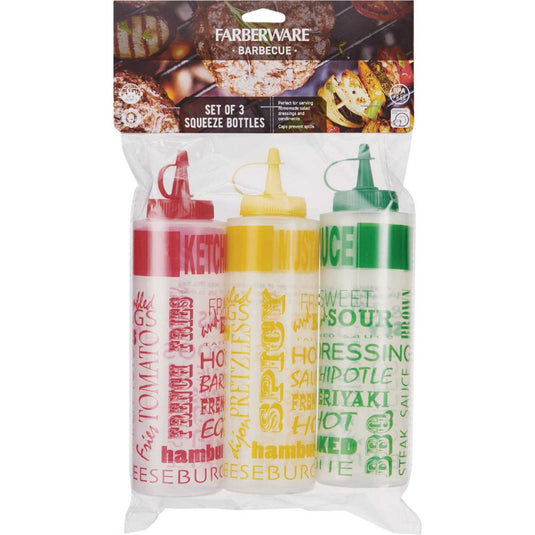 Farberware Condiment Squeeze Bottles (3-Count)