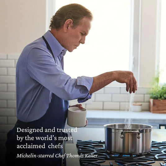 Hestan ProBond Forged Stainless Steel Stockpot 8-Quart